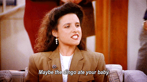 Elaine quotes a movie on Seinfeld