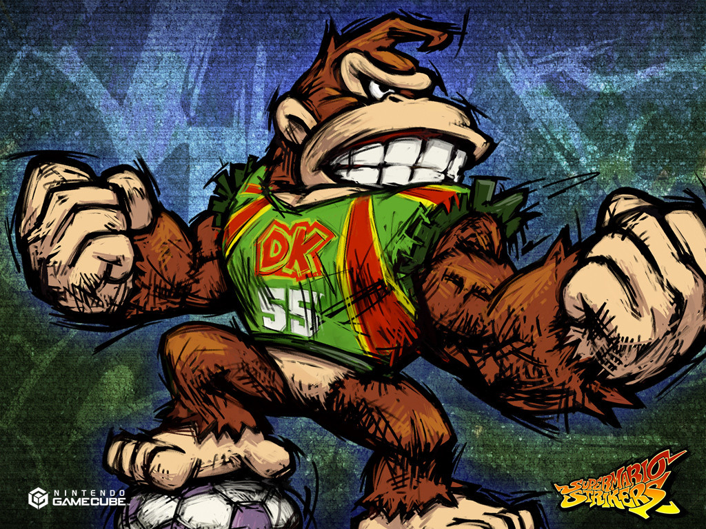 Donkey Kong in Super Mario Strikers