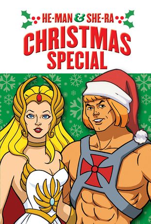 He-Man and She-Ra celebrate Christmas together