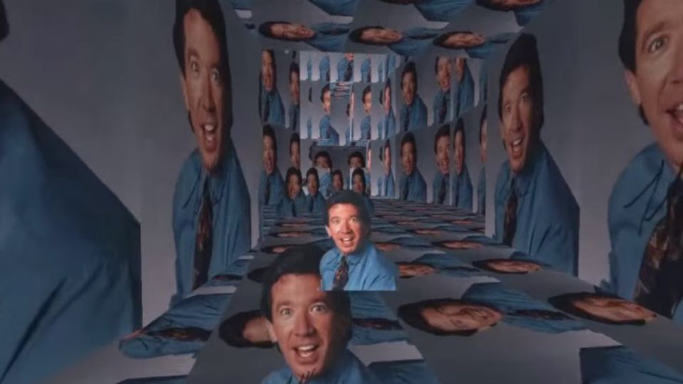 Doom reskinned with every texture being Tim Allen from Home Improvement